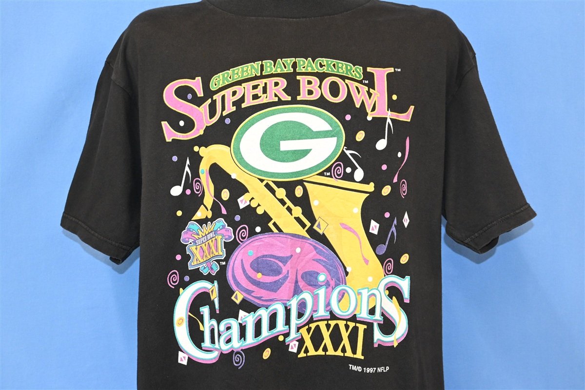 90s Green Bay Packers Super Bowl XXXI Champs t-shirt Medium – The