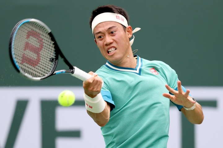 錦織圭が久しぶりに練習動画を公開！左手の片手バックハンドも披露し