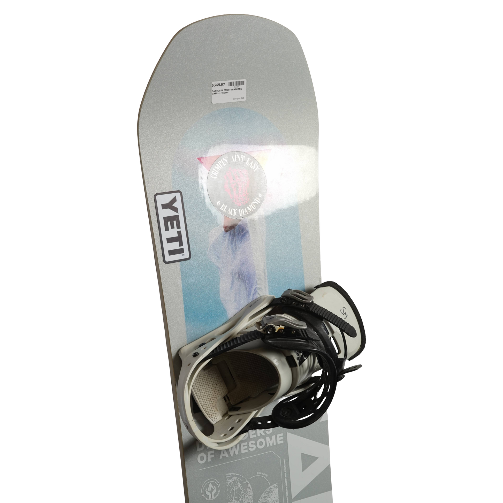 Capita DOA Snowboard, 2023 + Burton Binding's - Men's (160cm