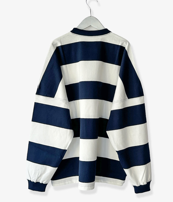 DESCENDANT/HORIZONTAL STRIPE LS (NAVY)