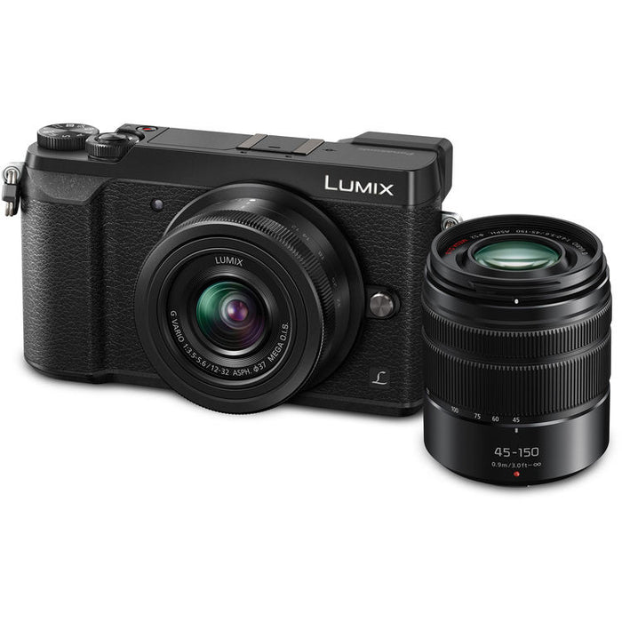 Panasonic Lumix GX85 Mirrorless Camera with 12-32mm and 45-150mm Lense