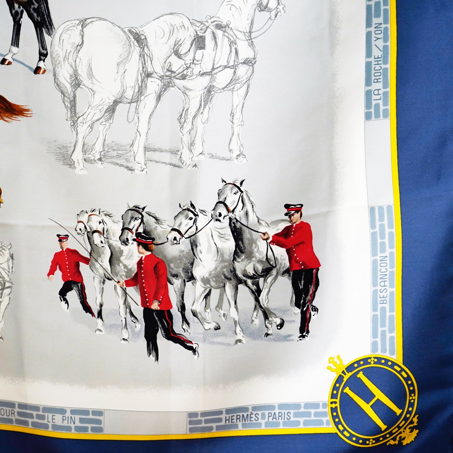 Vintage HERMES Silk Scarf / エルメス・シルクスカーフ(Les Haras