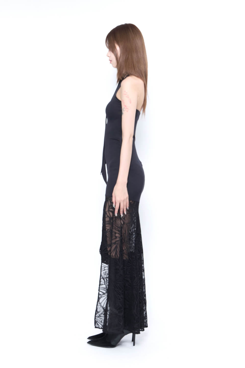 THEREDTHREAD】S pattern lace dress