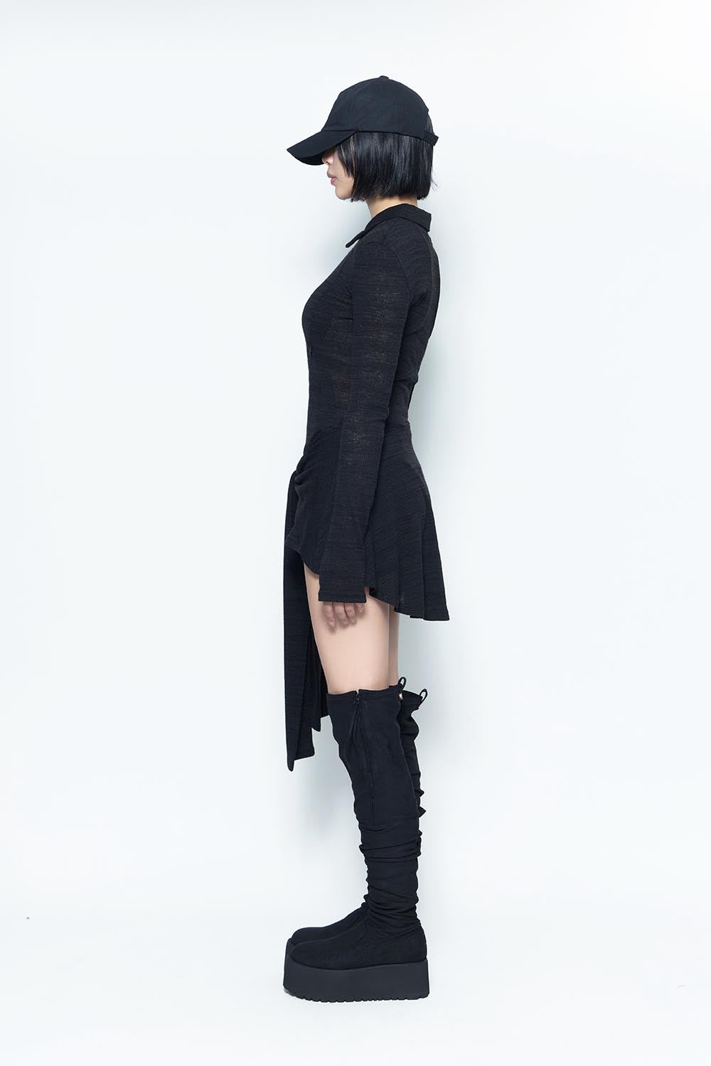 THEREDTHREAD / ザレッドスレッド】S drape romper