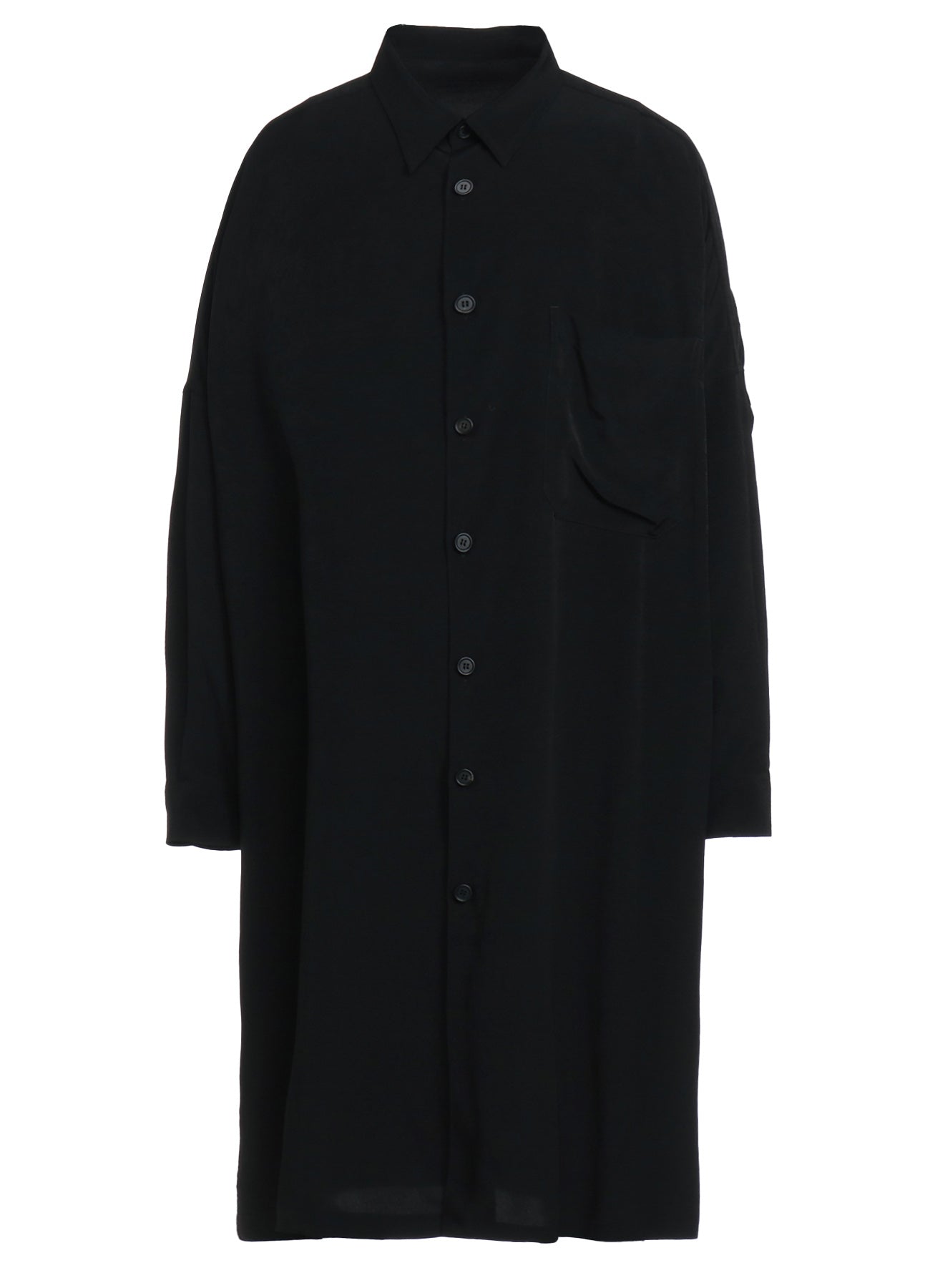 CREPE DE CHINE BACK YOKE ZIP COAT – THE SHOP YOHJI YAMAMOTO