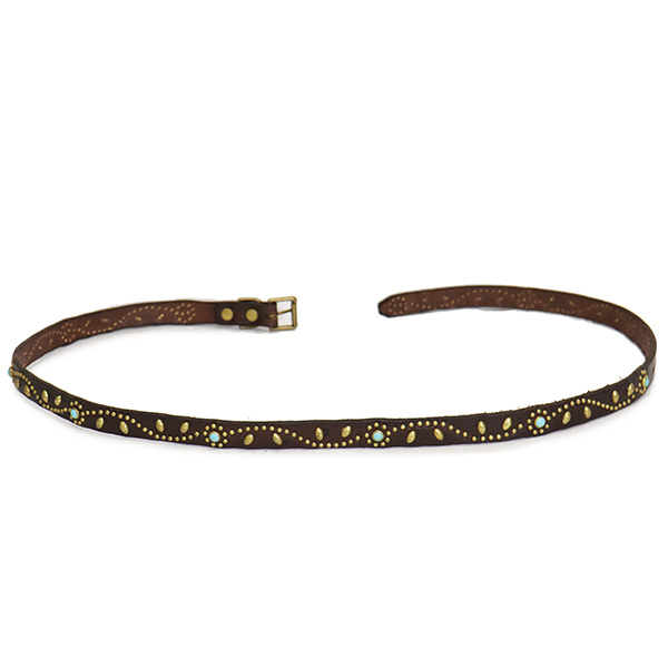 HTC(Hollywood Trading Company) Belt #SN-32 Turquoise 0.75インチ