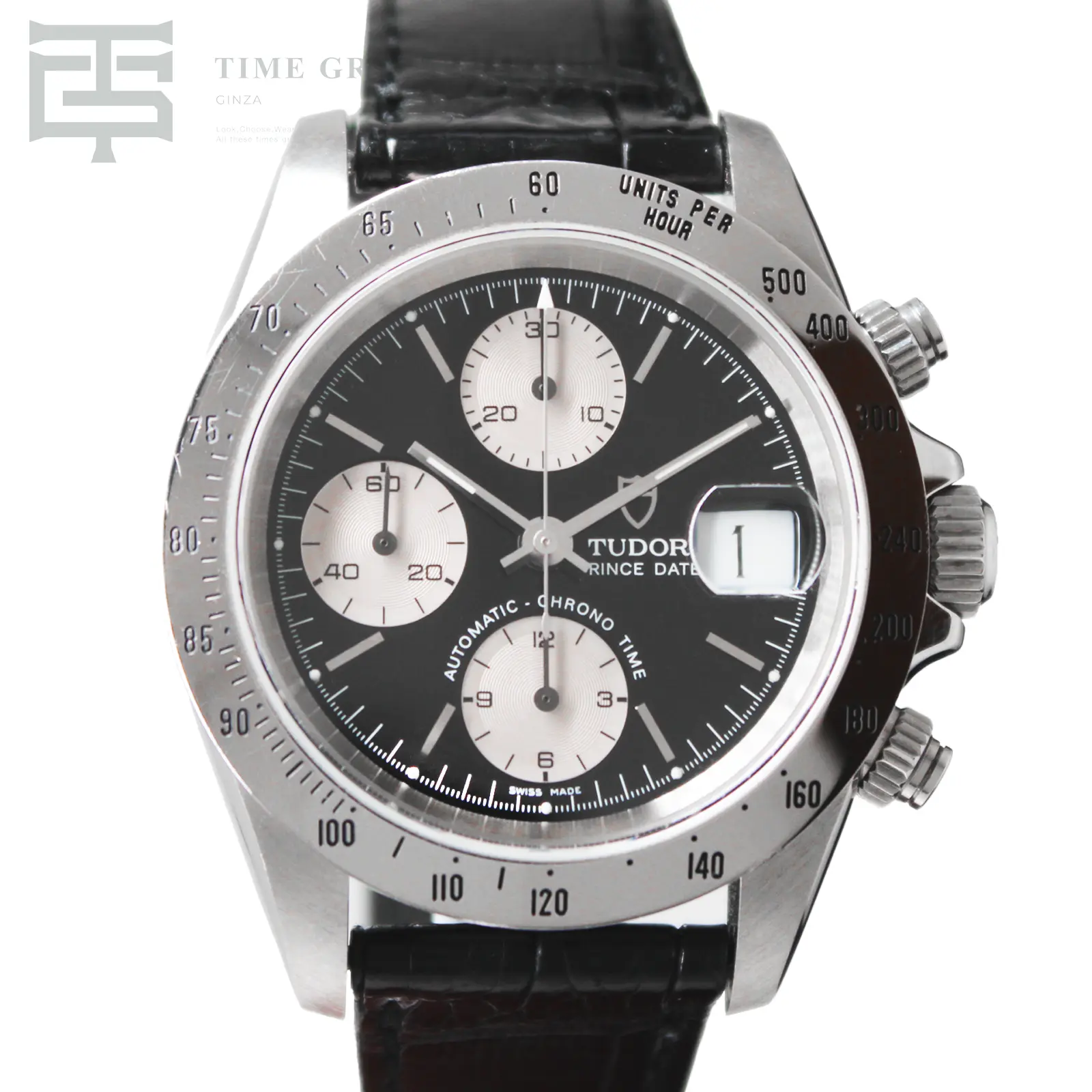 クロノタイム 79280 ブラックxシルバー/ チューダー/チュードル 時計