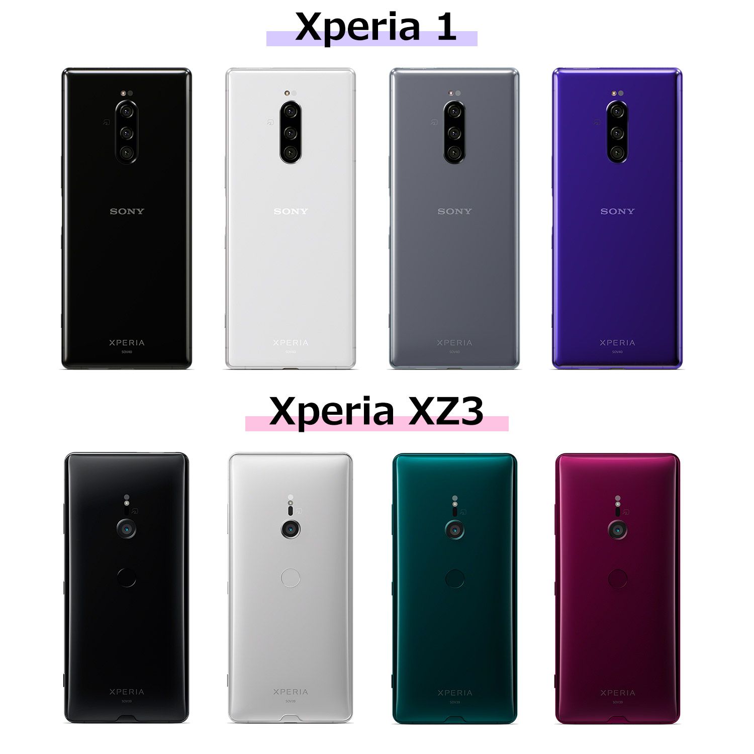 最新モデル『Xperia 1』はソニーのチカラが集結！ XZシリーズとの比較