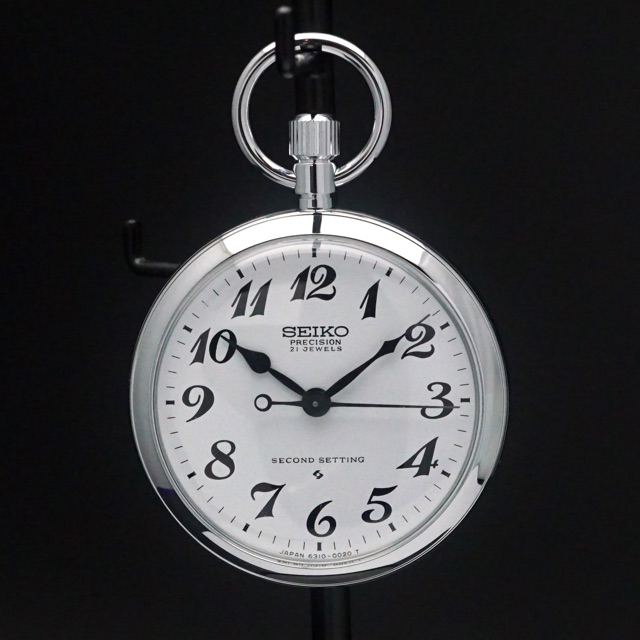 セイコー 鉄道時計 手巻き Cal.6310 懐中時計 デッドストック
