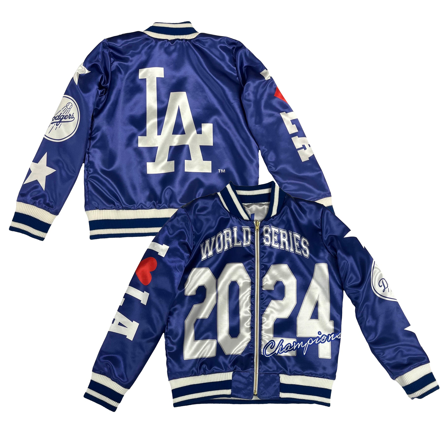 LA Dodgers World Series Reversible Bomber | Tiny Turnip