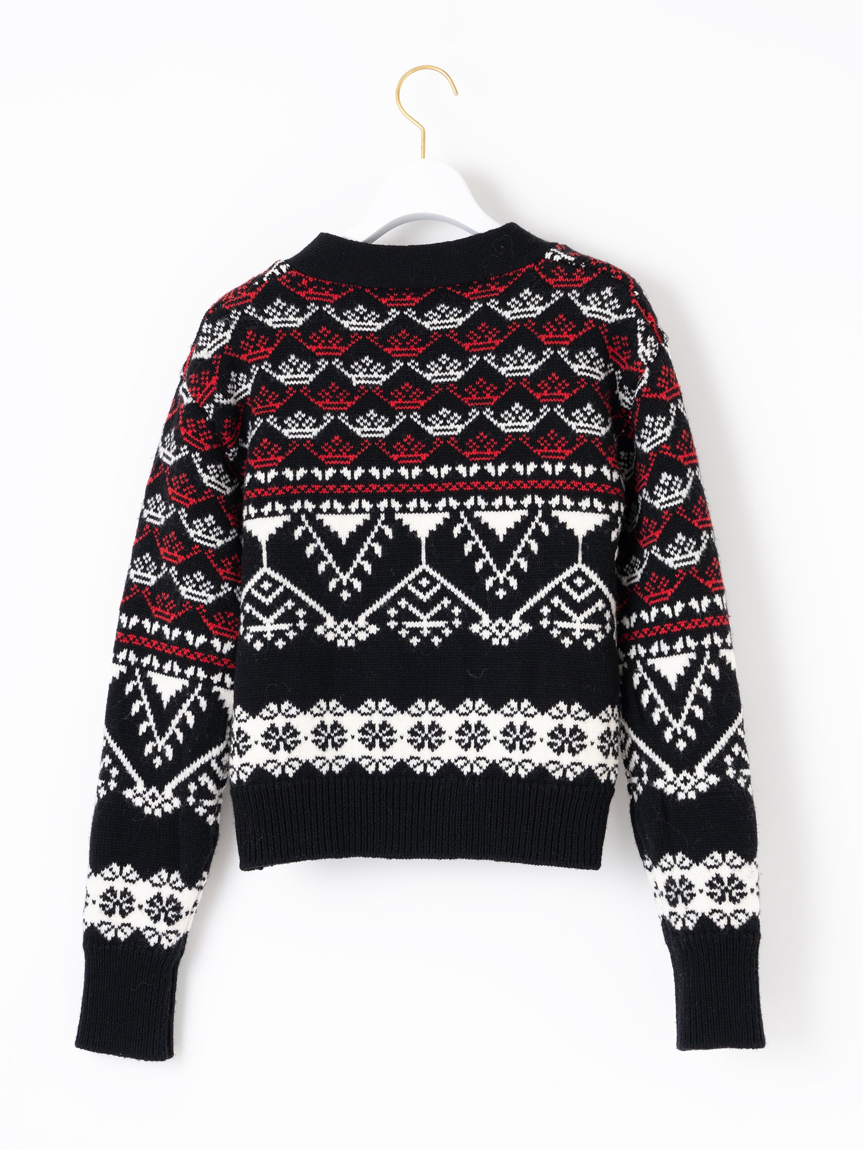 ノルディックニットカーディガン/TBDA-414