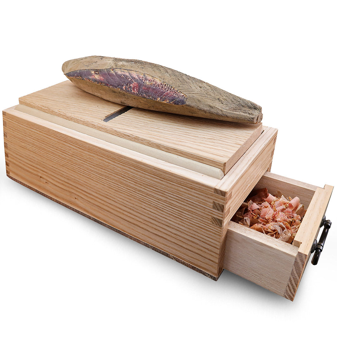 TIKUSAN Dried Bonito Katsuobushi Shaver Box Fujihide Blade