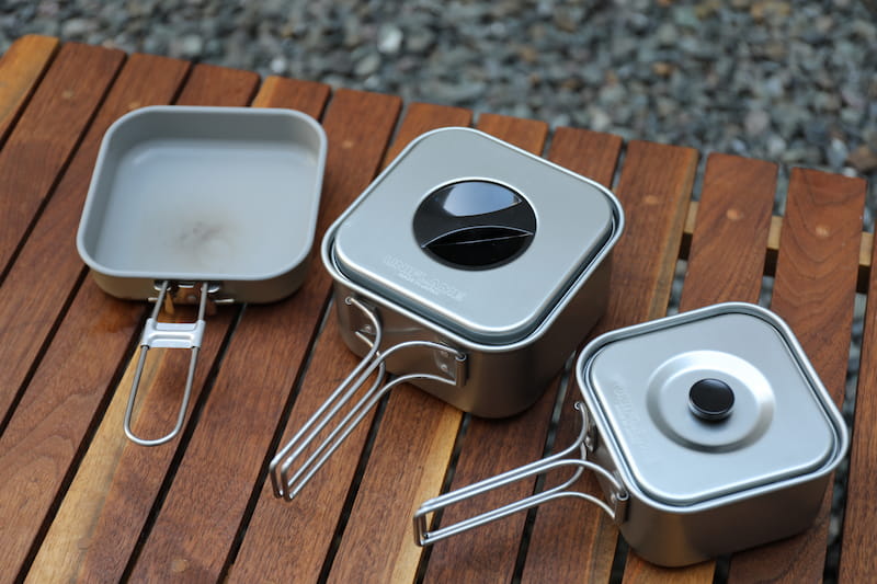 ユニフレーム【山クッカー角型3】を細かくレビュー！キャンプでかなり