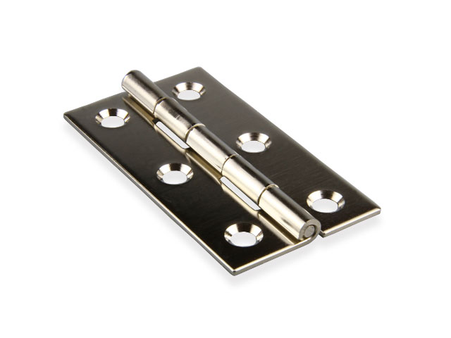 栃木屋EC_平型蝶番（黄銅・サラ穴）: ヒンジ