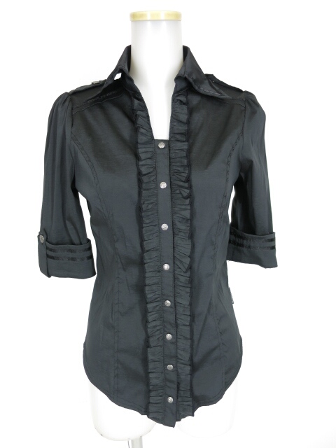 OZZ ONESTE 五分袖フリルブラウス オッズオン オッズオネスト Ozz On