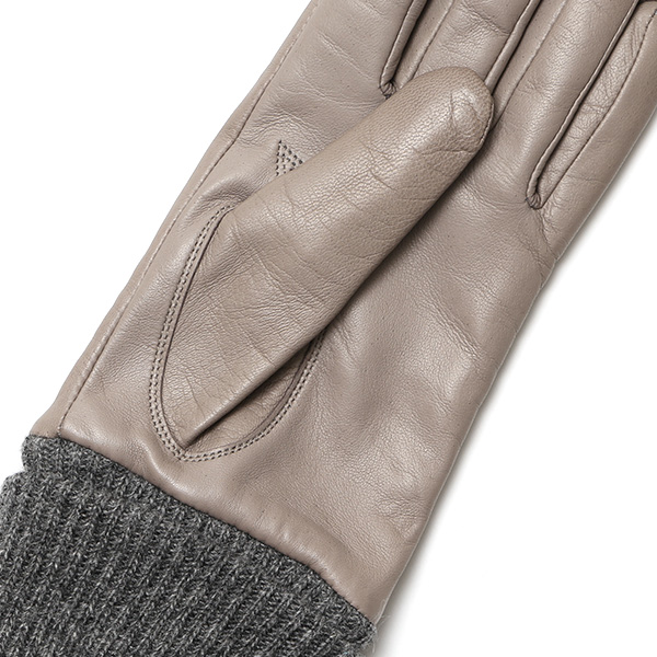 東京ヒマワリ / KURODA(クロダ) 羊革 レディース 手袋 グレー