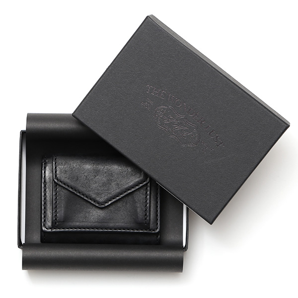 東京ヒマワリ / THE WONDER LUST(ワンダーラスト) TRIFOLD WALLET ブラック