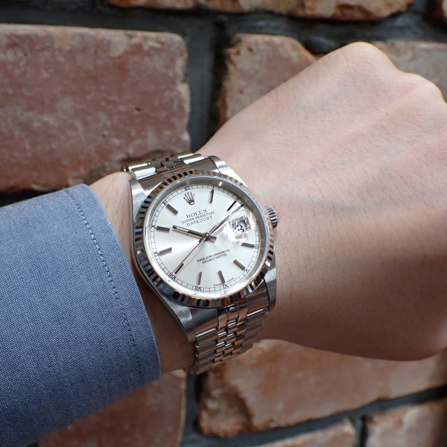 定番・シンプル・高級感と言えば DATEJUST REF.16234 シルバーダイヤル
