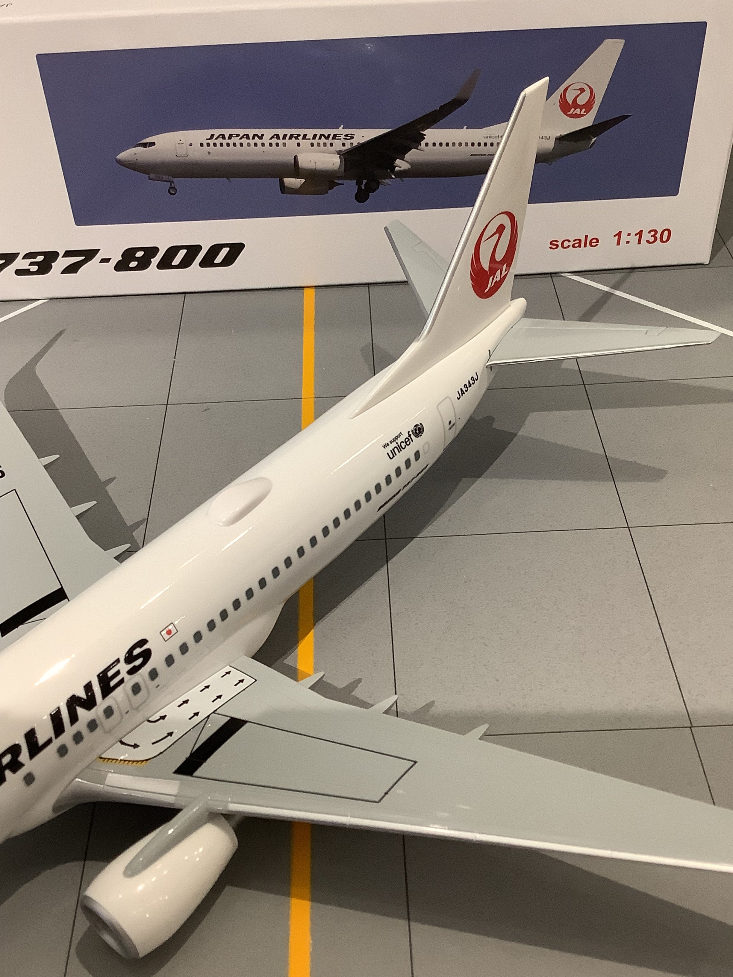 JALUX 1/130 737-800 JAL EXPRESS 航空機・ヘリコプター JALUX 1/130