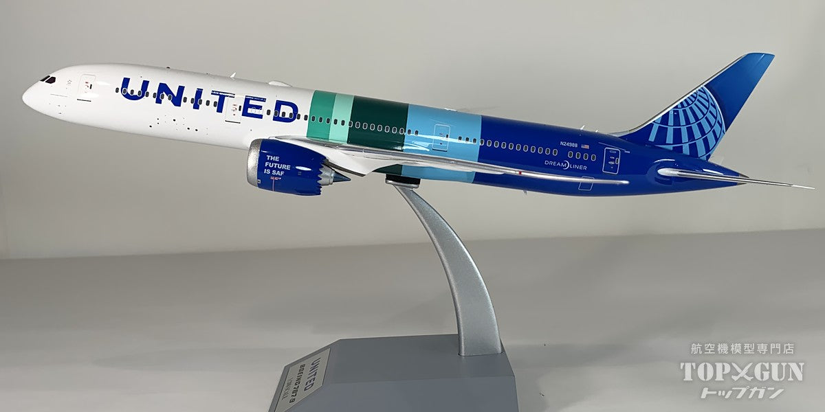 InFlight200 787-9 ユナイテッド航空 THE FUTURE IS SAF scheme N24988