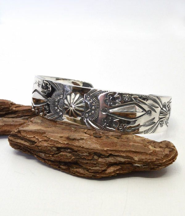 ラリースミス(LARRY SMITH) MEN'S THIN TRIANGLE BRACELET (LEAF