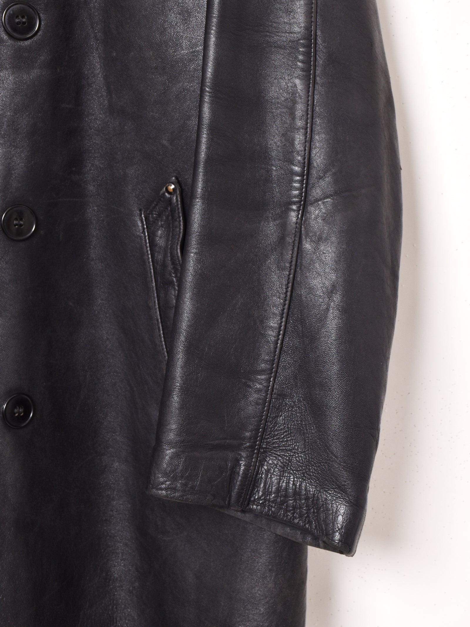 ダブルブレスト レザーコート – 古着屋Top of the Hillのネット通販サイト