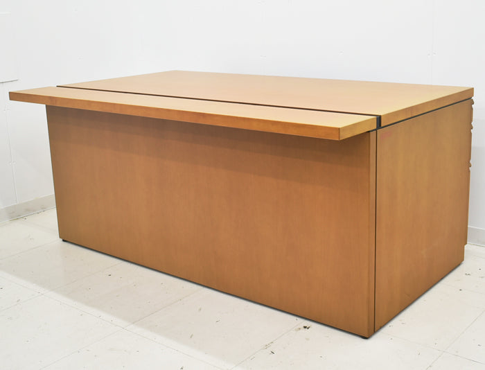 中古】天童木工 高級役員両袖デスク W1600 2024050904【中古オフィス