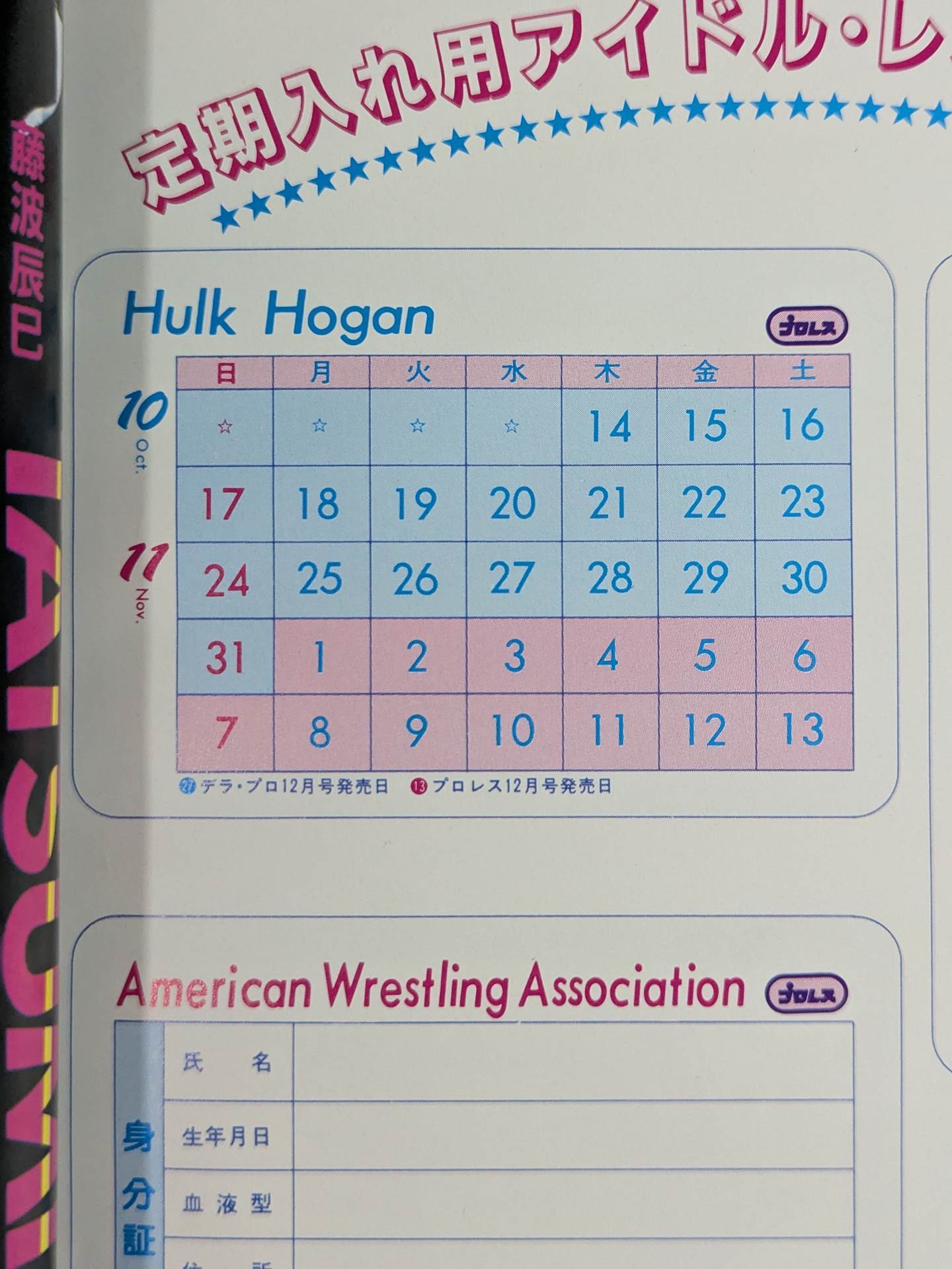 ハルク・ホーガン レスラー・カード① – 闘道館