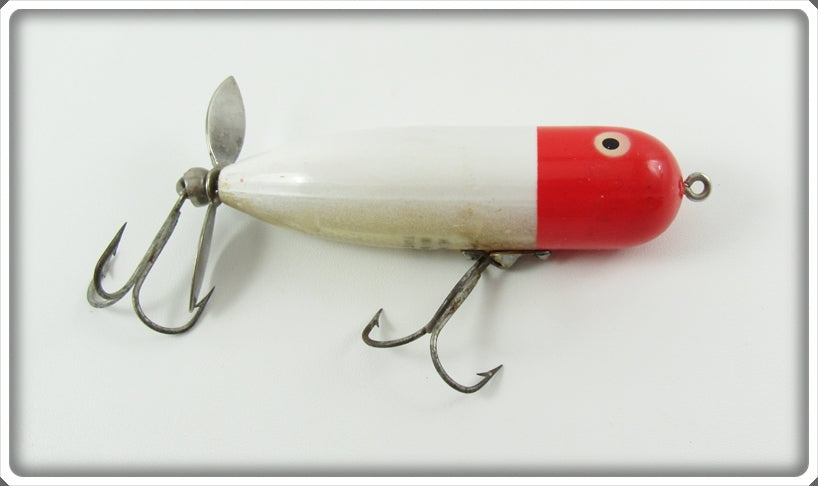 Vintage Heddon Red Head White Magnum Torpedo Lure 362 RH For Sale