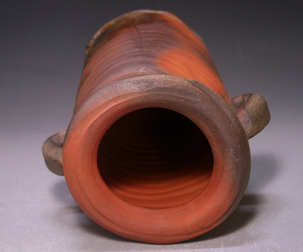 中村 真 作 「備前窯変花入」 ～備前焼専門卸小売店 川口陶楽苑～