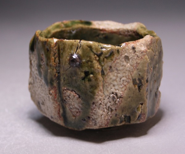 竹中健次 作 「備前織部ぐい呑」 ～備前焼専門卸小売店 川口陶楽苑～