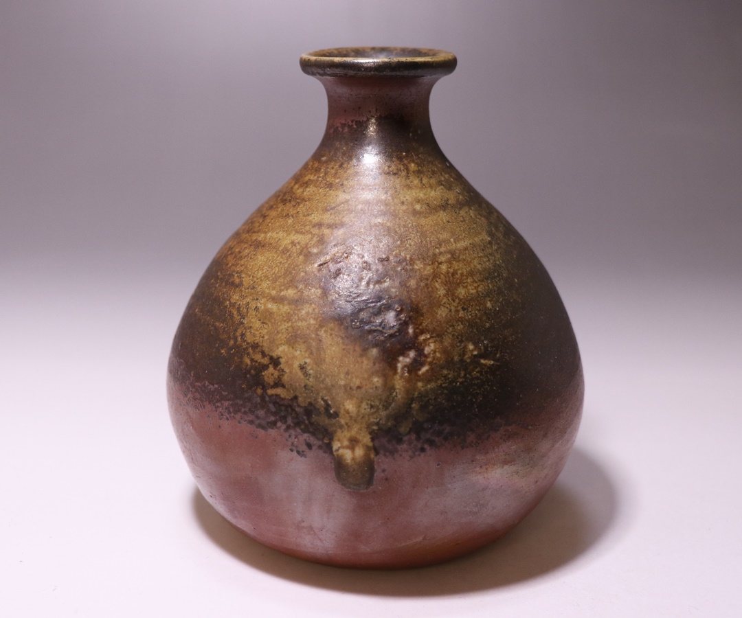 二代藤原楽山 作 「青備前ぐい呑」 ～備前焼専門卸小売店 川口陶楽苑～