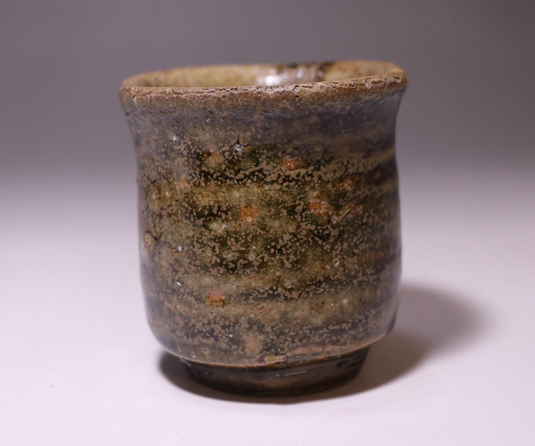 伊勢崎 淳 作 「備前黒酒呑」 ～備前焼専門卸小売店 川口陶楽苑～