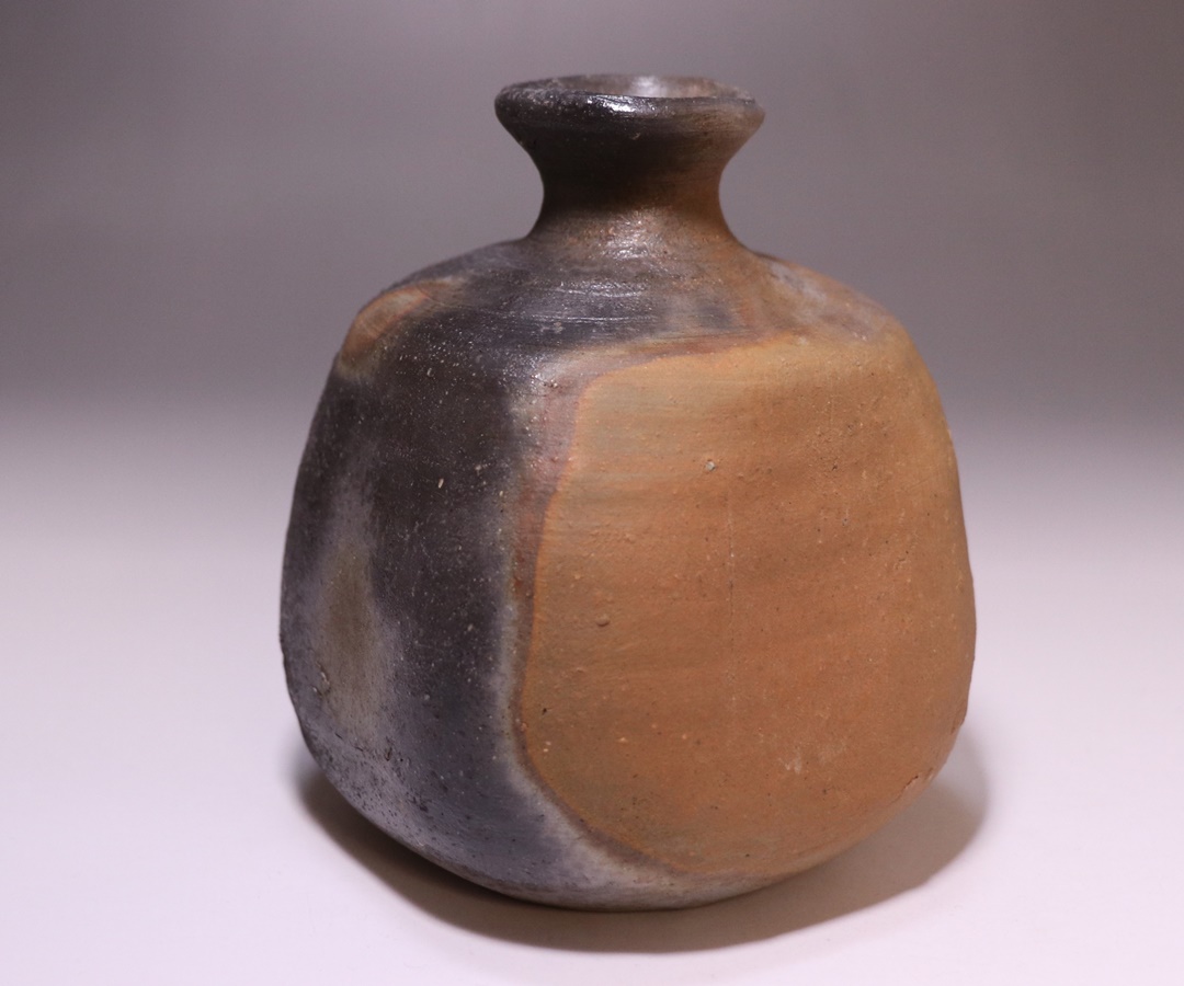 安倍安人 作 「彩色備前酒呑」 ～備前焼専門卸小売店 川口陶楽苑～