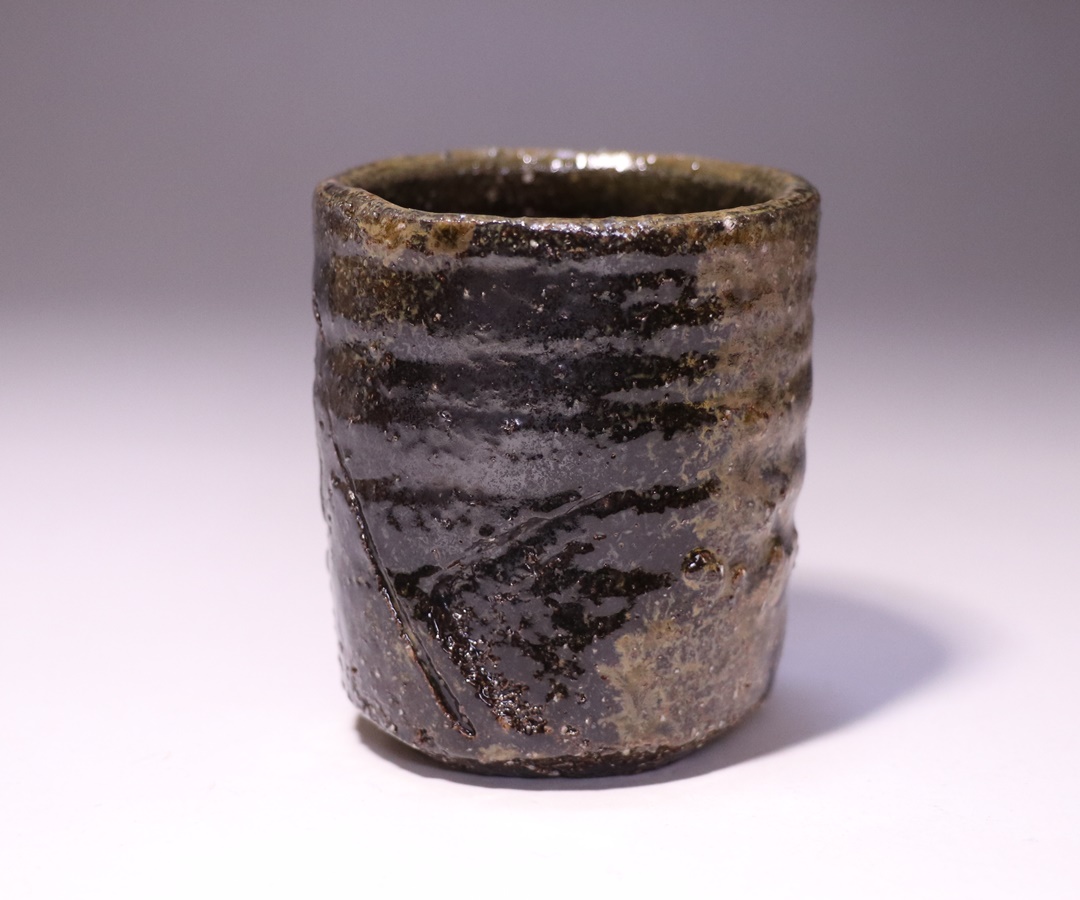 竹中健次 作 「伊部烈彩ぐい呑」 ～備前焼専門卸小売店 川口陶楽苑～