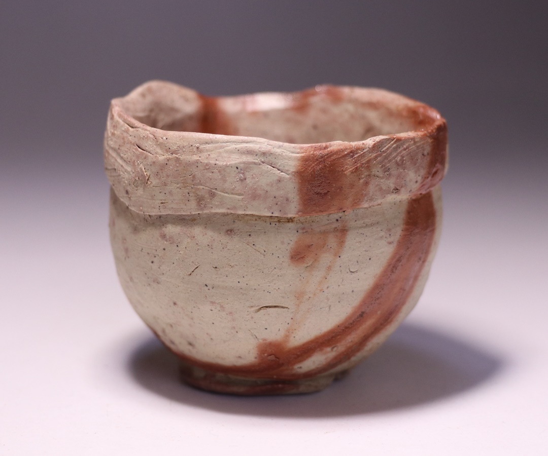 原田拾六 作 「備前火襷ぐい呑」 ～備前焼専門卸小売店 川口陶楽苑～