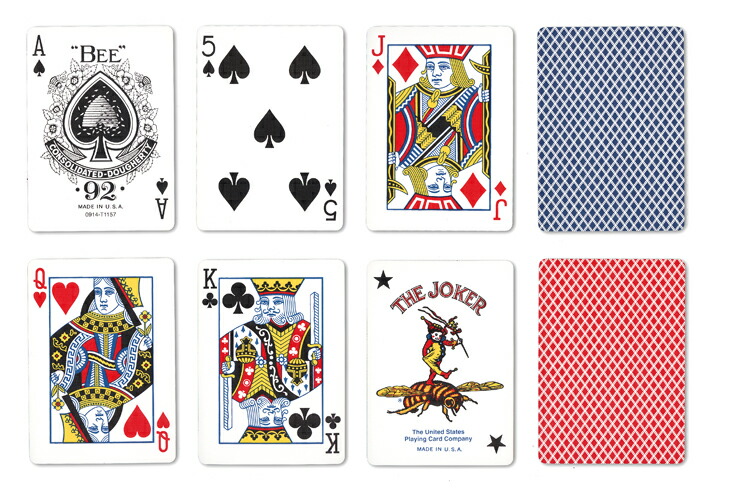 楽天市場】【トランプ】 Bee PLAYING CARDS 1DOZEN ≪ビーカード 1