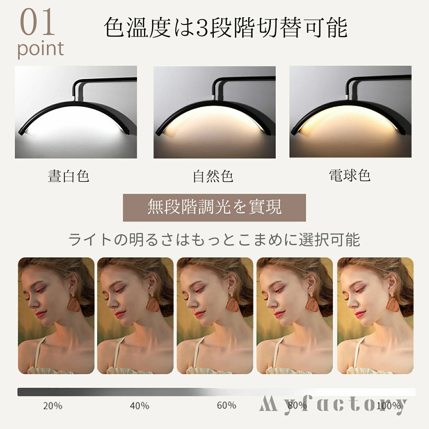 楽天市場】【月間優良ショップ受賞】ハーフムーンライト 23インチ LED