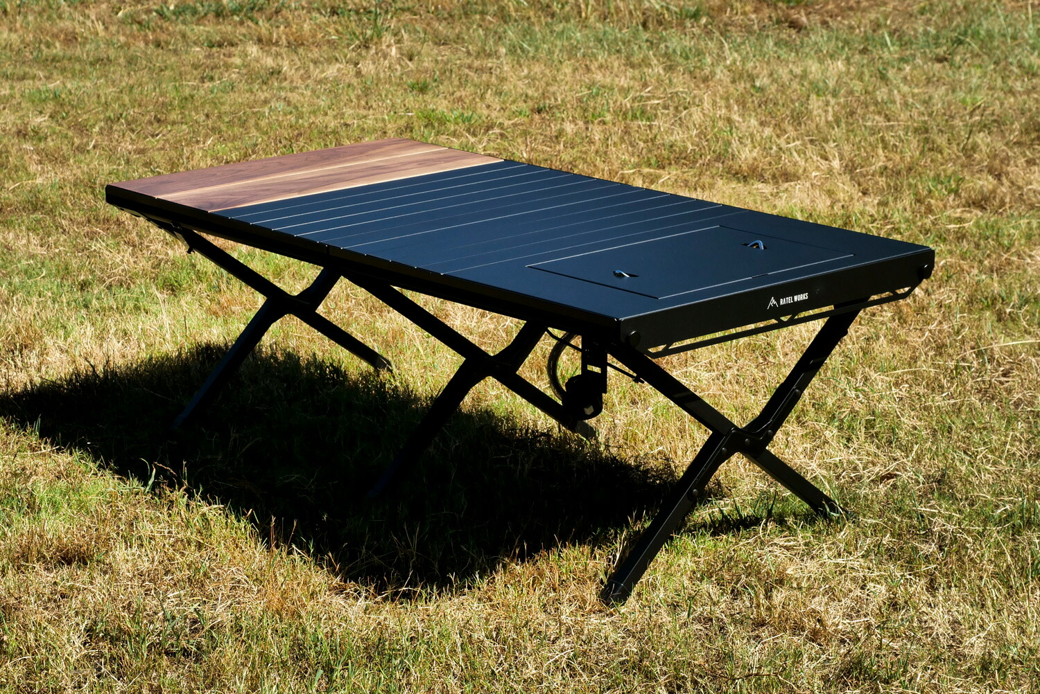 楽天市場】ウッドパネルテーブル120 WOOD PANEL TABLE120 RATELWORKS