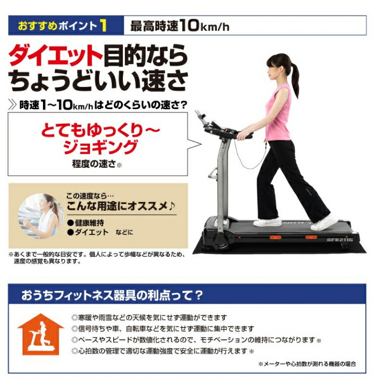 ALFITS ランニングマシン2116 AFR2116