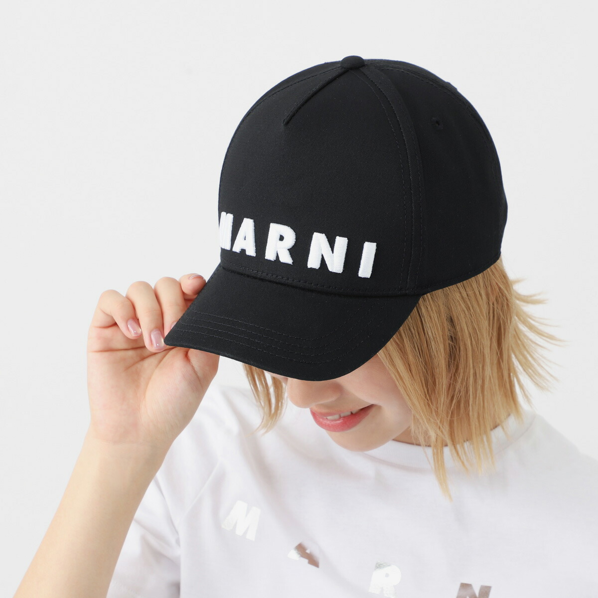 楽天市場】マルニ MARNI ベースボールキャップ KIDS キッズ ガールズ