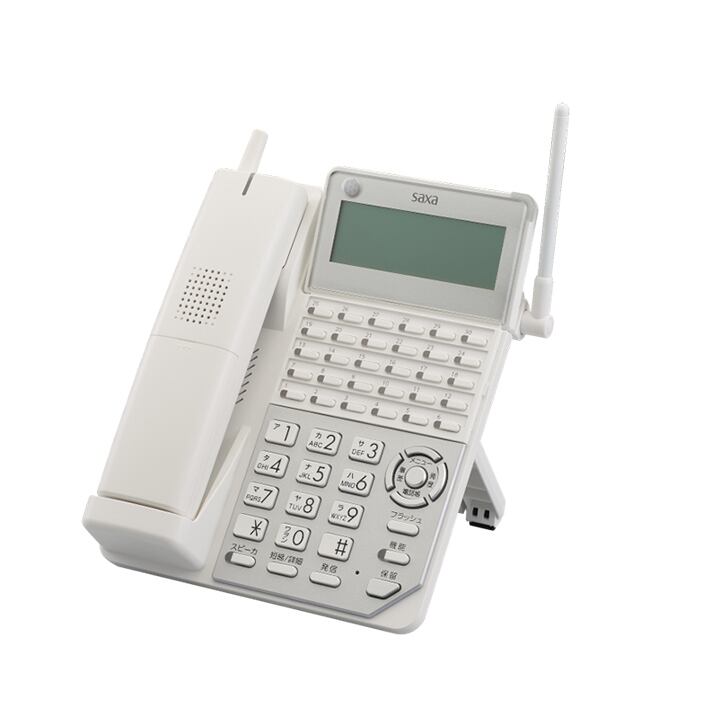 楽天市場】SAXA サクサ CL1020(W) 30ボタンDECTカールコードレス電話機