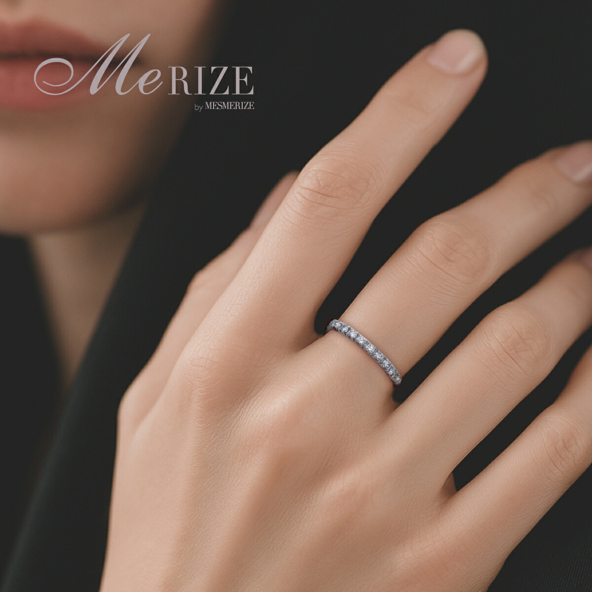 楽天市場】【超特価】天然ダイヤモンド 10石 ハーフエタニティリング