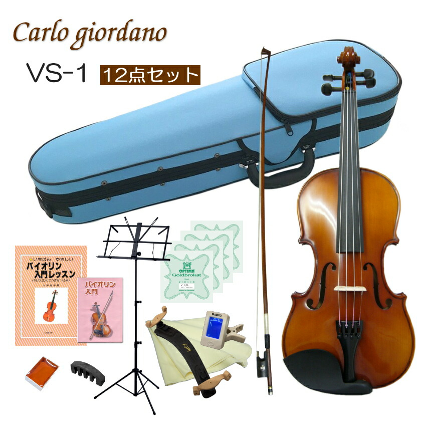 バイオリン ヴィオラ チェロ バイオリン カルロジョルダーノ 4/4 vs-1