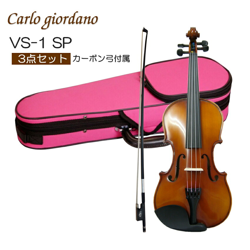 バイオリン ヴィオラ チェロ バイオリン カルロジョルダーノ 4/4 vs-1