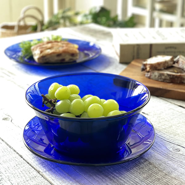 楽天市場】食器 おしゃれ 大鉢 （17.0cm）サファイアボウル 強化ガラス