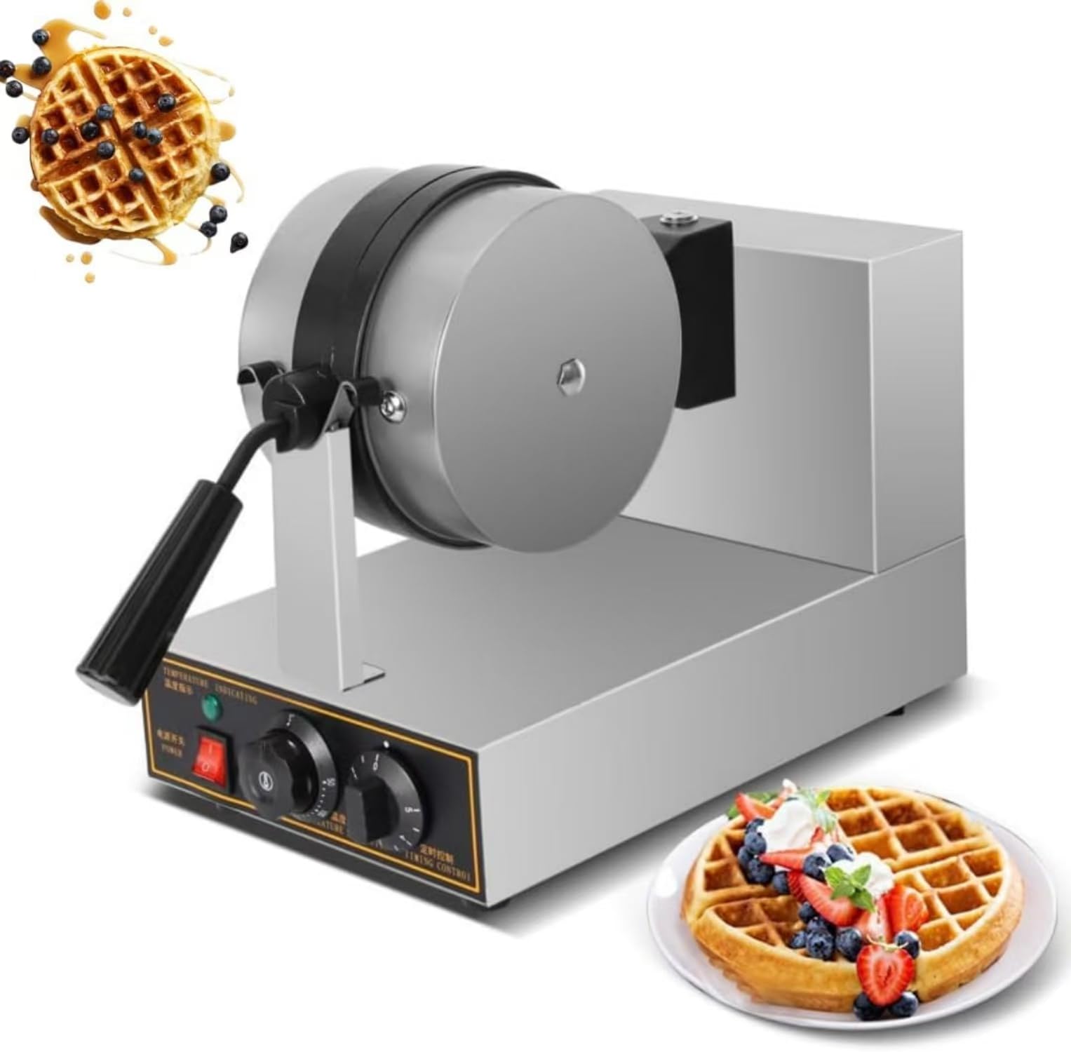 楽天市場】業務用バブルワッフルメーカーロータリーワッフルオーブン