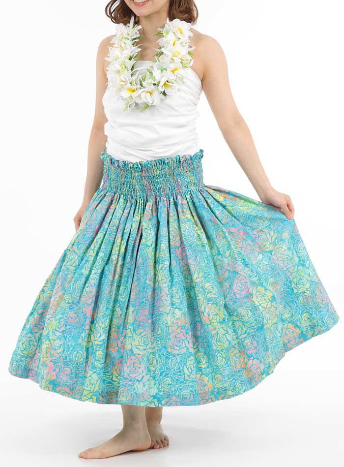 楽天市場】フラダンス パウスカート日本製手染め ハワイアン生地使用