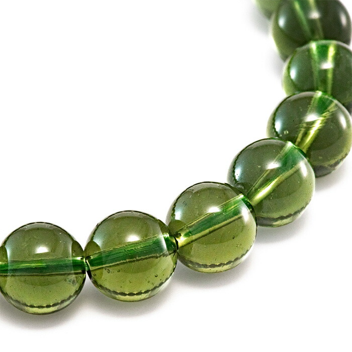 楽天市場】モルダバイト ブレスレット 8mm 22玉 No.18 《鑑別書付