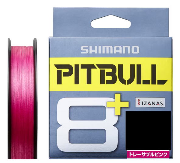 シマノ シマノ ピットブル8+ LD-M61T トレーサブルピンク 200m 1.2号